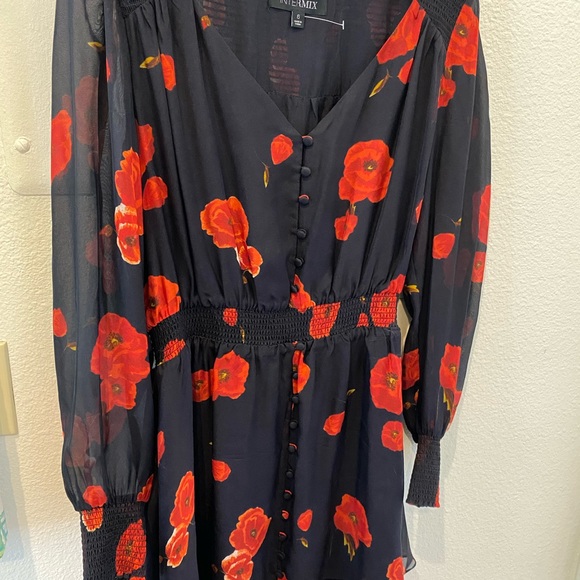 Intermix Kayla dress, size 6, super flirty short dress. - Picture 7 of 13